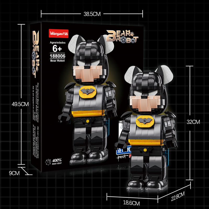 Mô hình lắp ghép - Bear Robot - Batman 188006 4 mo hinh lap ghep bear robot batman 188006 04